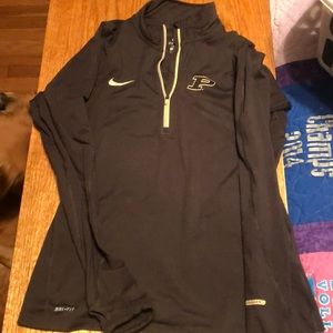 Nike Purdue grey quarter zip